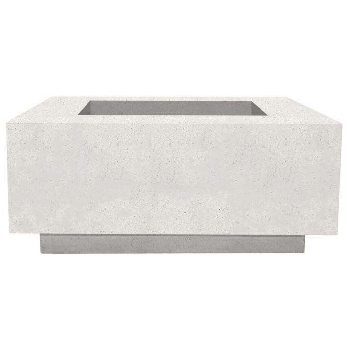 Prism Hardscapes Tavola 42-Inch Concrete Square Outdoor Fire Pit Table