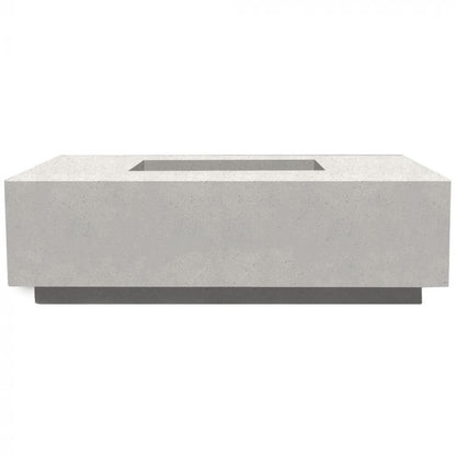 Prism Hardscapes Tavola 7 60-Inch Concrete Rectangular Outdoor Fire Pit Table