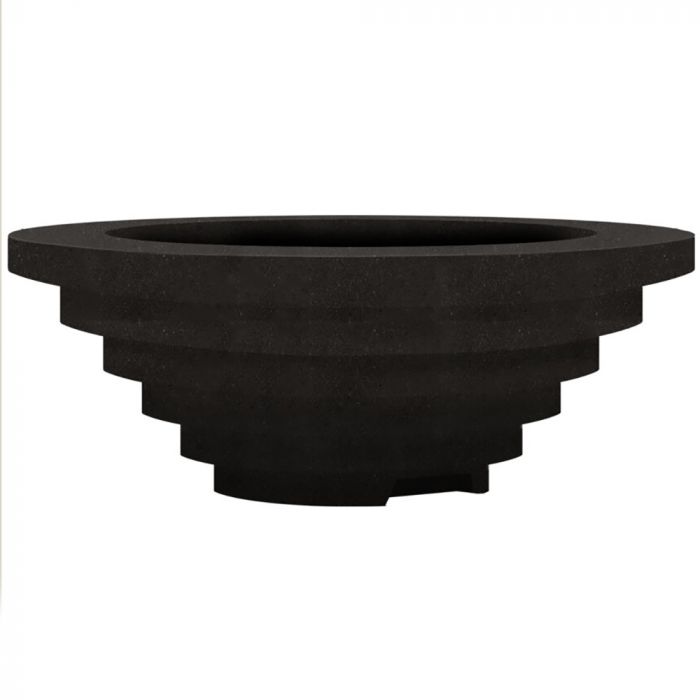 Prism Hardscapes Triton 48-Inch Concrete Round Outdoor Fire Pit Bowl