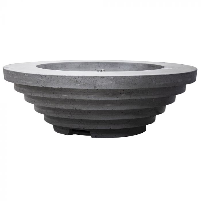 Prism Hardscapes Triton 48-Inch Concrete Round Outdoor Fire Pit Bowl