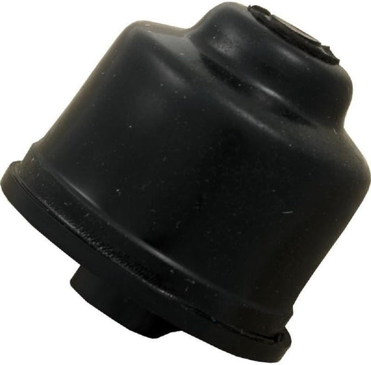 Soft black Herga 1.25-inch air bellow for air button and deck control replacement.