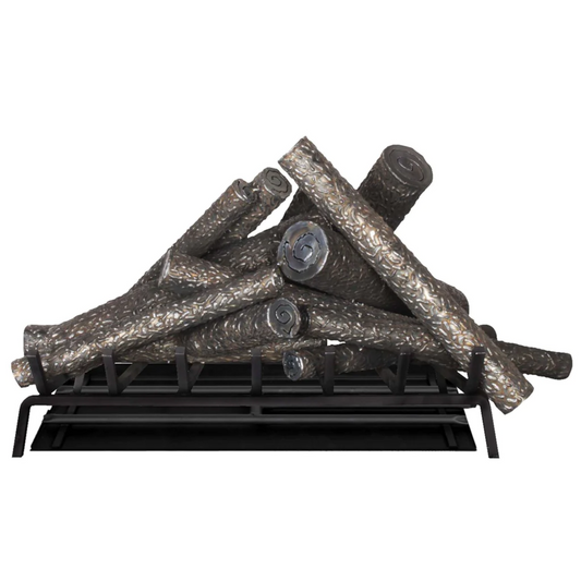The Outdoor Plus 18" Outdoor Fireplace Log & Tray Set | OPT-18SLS