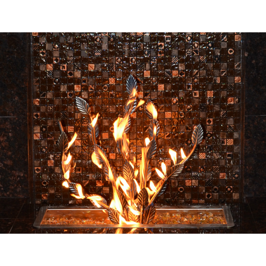 Fire Pit Decoration Burner The Outdoor Plus, 24" SS Fire Tree Burner | OPT-3000