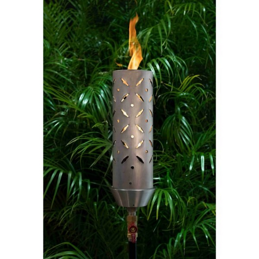 The Outdoor Plus, Diamond Original TOP Torch & Post Complete - Stainless Steel - Liquid Propane | OPT-TPK18LP