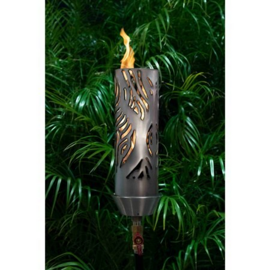 The Outdoor Plus, Hawi Original TOP Torch & Post Complete - Stainless Steel - Liquid Propane | OPT-TPK20LP