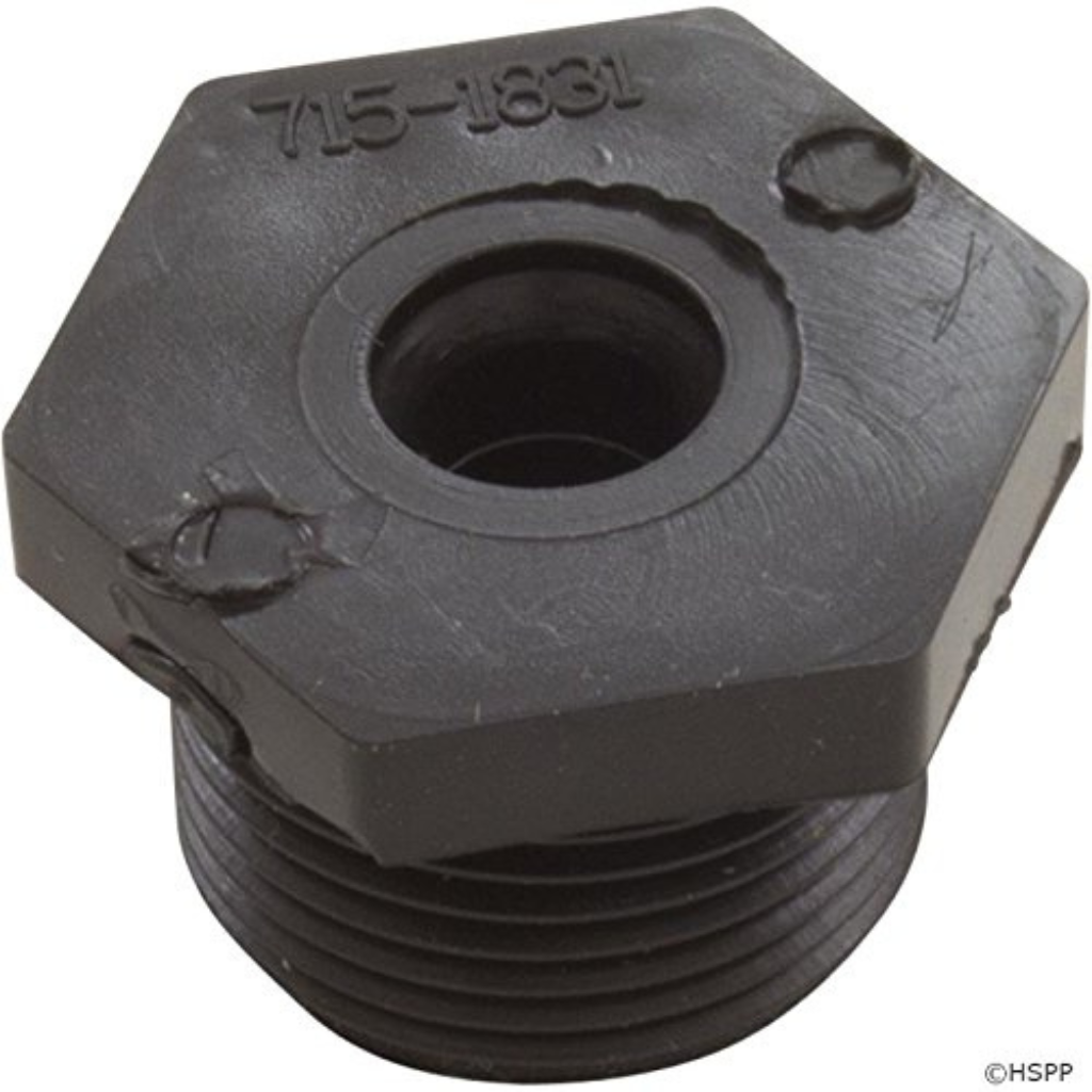 Waterway Plastics Sensor Well Thread Plug, durable and corrosion-resistant pool accessory.