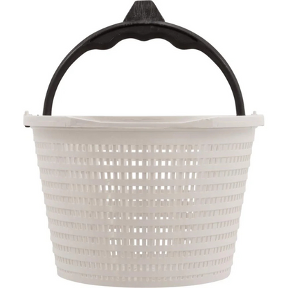 Waterway Plastics Skimmer Basket with convenient handle for easy, efficient pool cleaning.