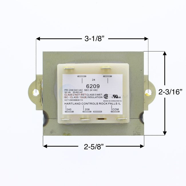 AquaCal Transformer 50VA 208-230V ECS6209 – Durable, high-efficiency power supply for AquaCal heat pumps_2