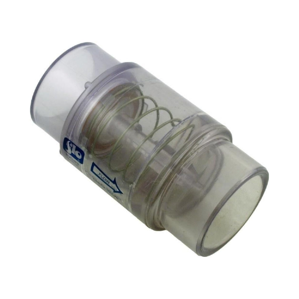 lo Control 1050C20 Clear PVC Spring Air Check Valve 1.5" for Spa Systems