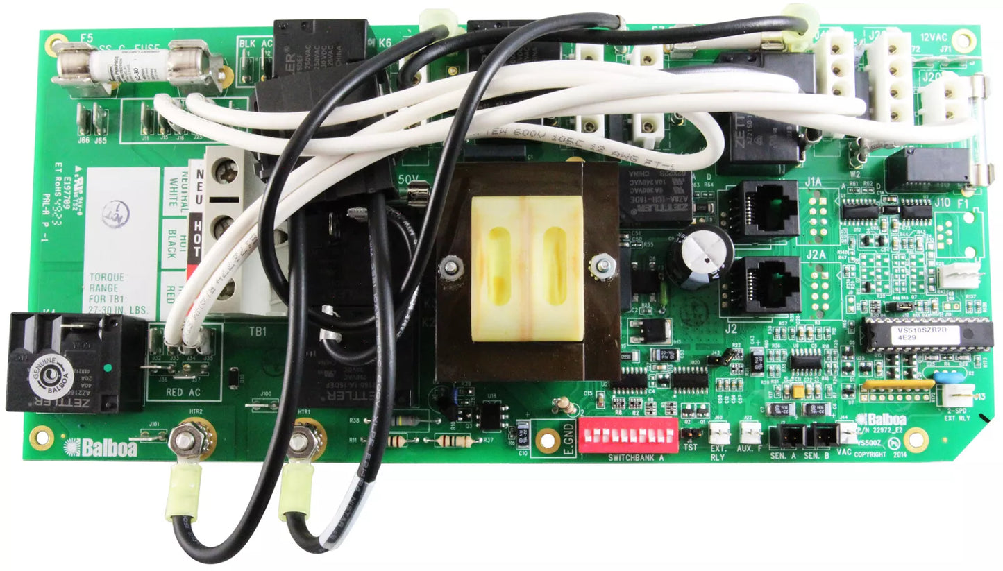 Balboa Water Group VS510SZ spa circuit board for hot tubs, durable and energy-efficient.